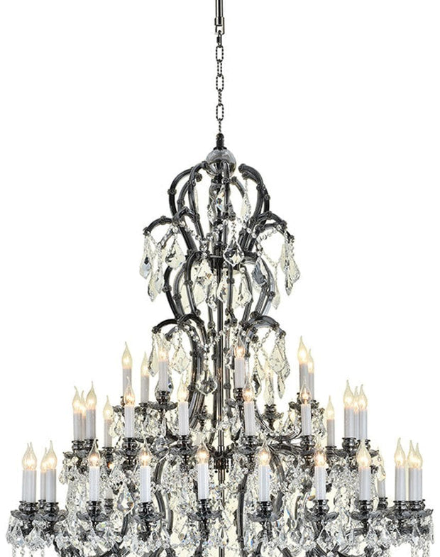 Maria Theresa Crystal Chandelier Royal 48 Light - Smoke Finish