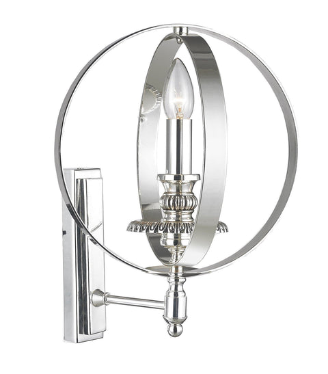 Hampton Orb - Wall Sconce - Silver Plated - Designer Chandelier 
