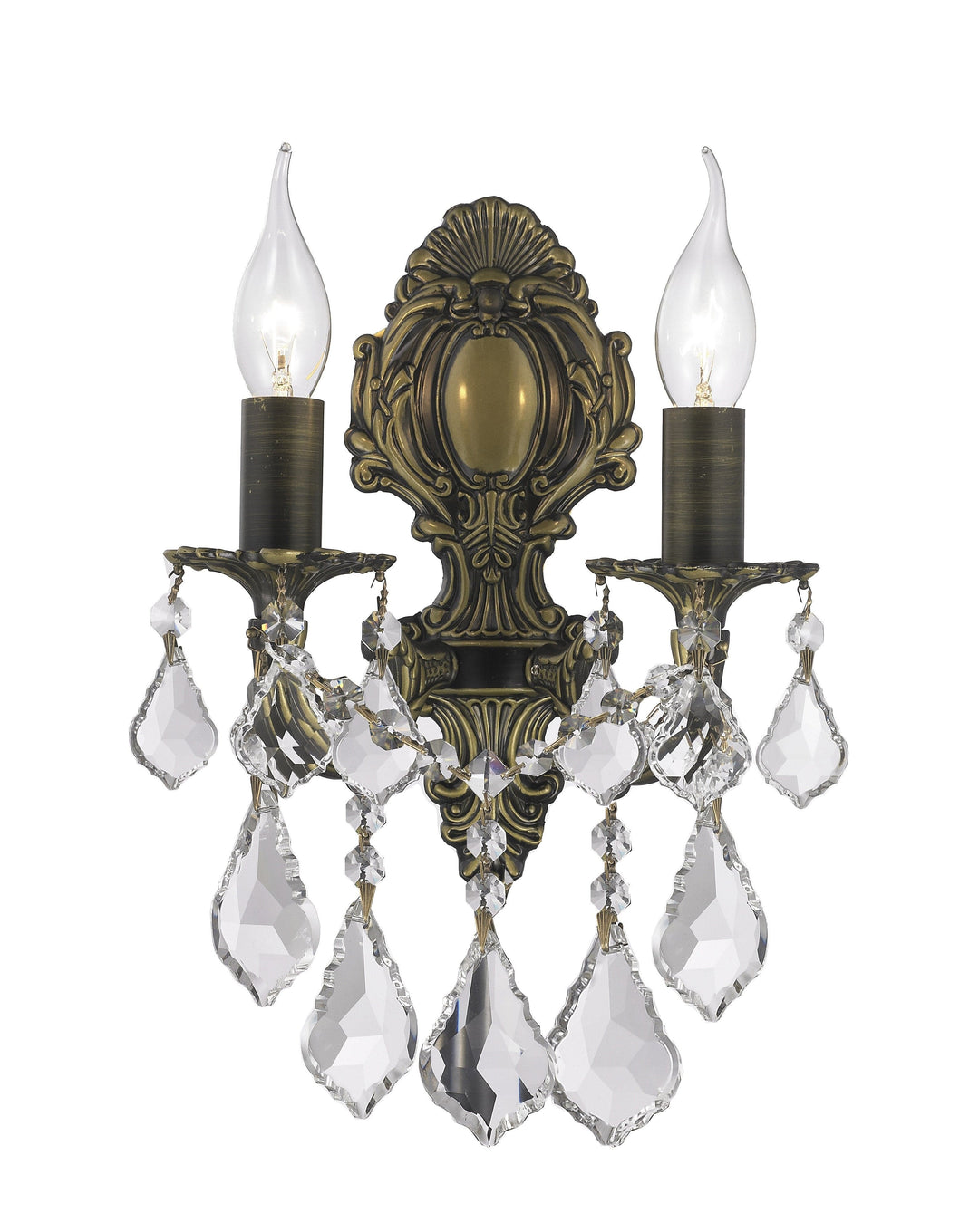 AMERICANA 2 Light Wall Sconce - Victorian - Antique Bronze Style - Designer Chandelier 
