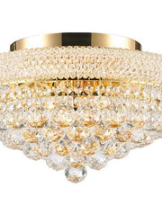 Royal Empress Flush Mount Basket Chandelier - GOLD - W:40cm