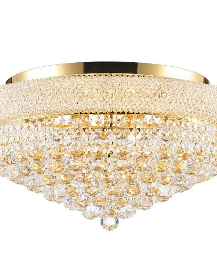 Royal Empress Flush Mount Basket Chandelier - GOLD - W:60cm - Designer Chandelier Australia
