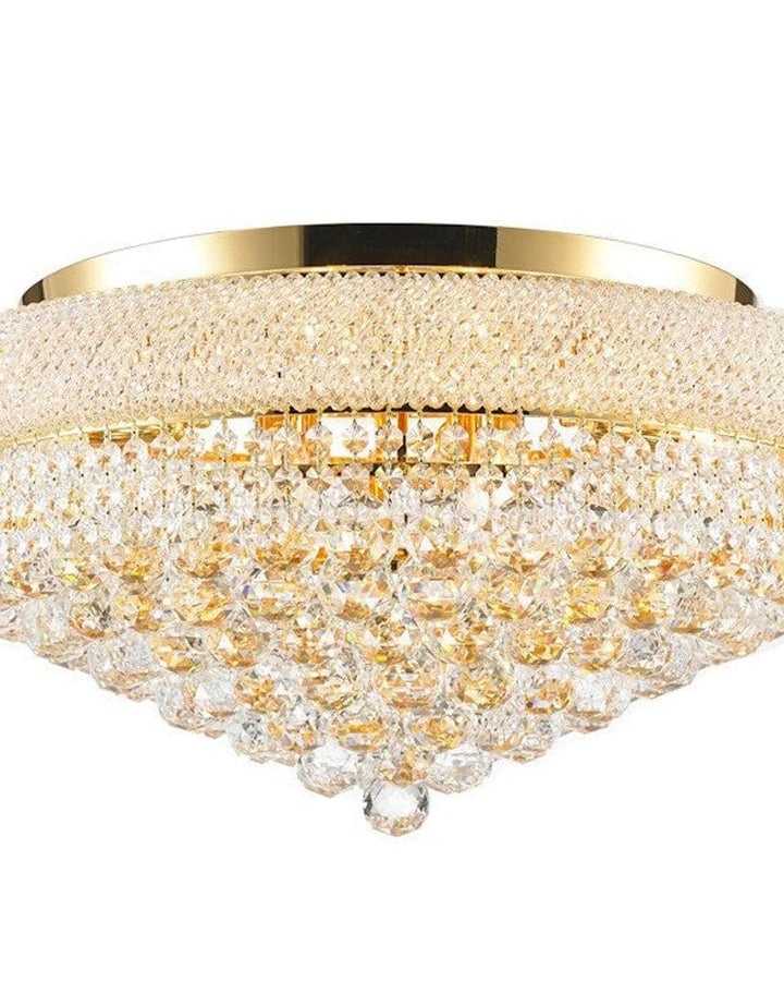 Royal Empress Flush Mount Basket Chandelier - GOLD - W:60cm - Designer Chandelier Australia