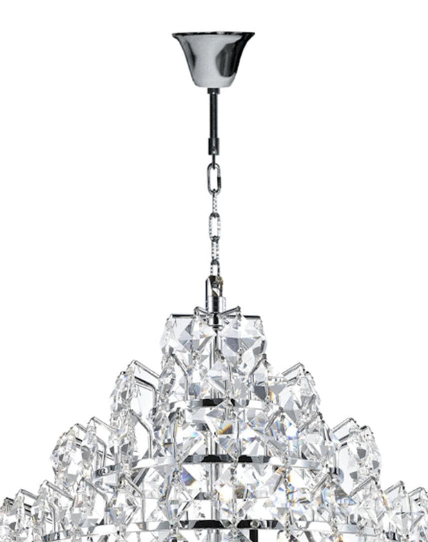 NewYork - Diamond Edge Crystal Pendant Light - 40cm