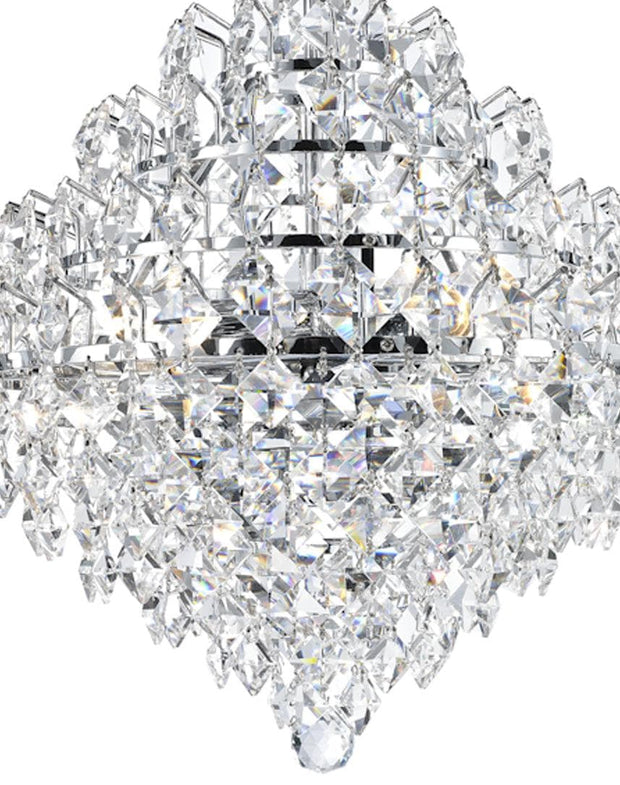 NewYork - Diamond Edge Crystal Pendant Light - 40cm
