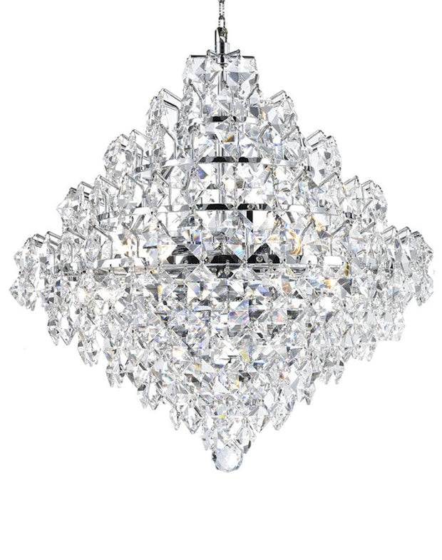 NewYork - Diamond Edge Crystal Pendant Light - 40cm