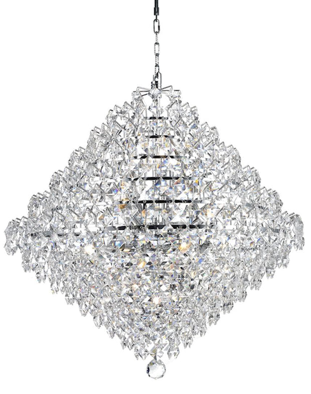 NewYork - Diamond Edge Crystal Pendant Light - 60cm