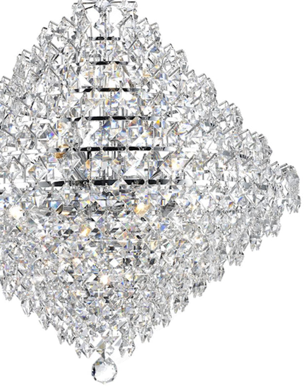 NewYork - Diamond Edge Crystal Pendant Light - 60cm