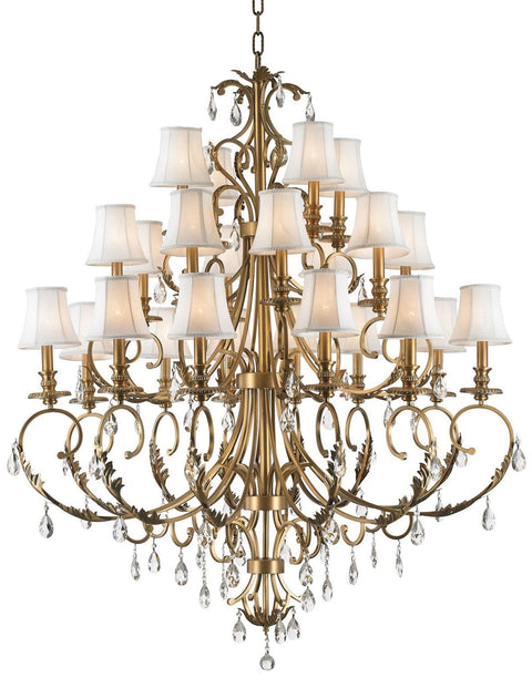 Brass on sale arm chandelier