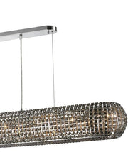 Infinity Bar Light - Smoke Crystal - W:120 H:18cm