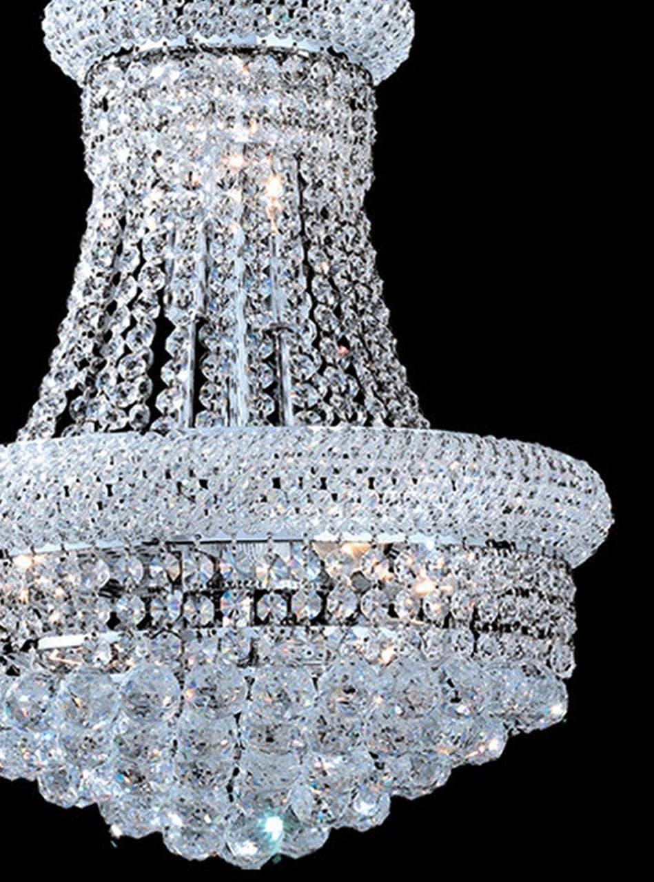Royal Empress Basket Chandelier - CHROME - W:40cm - Designer Chandelier Australia
