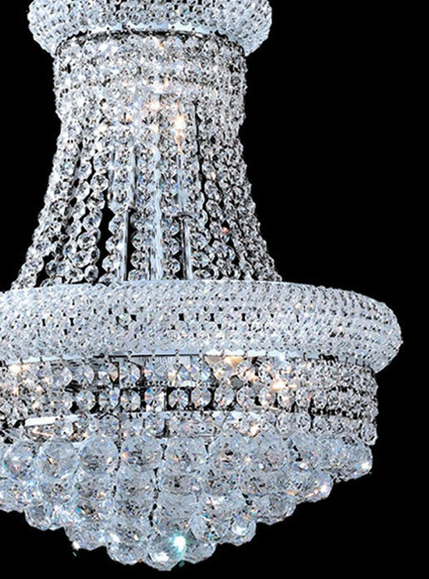 Royal Empress Basket Chandelier - CHROME - W:40cm