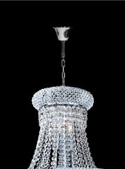 Royal Empress Basket Chandelier - CHROME - W:40cm