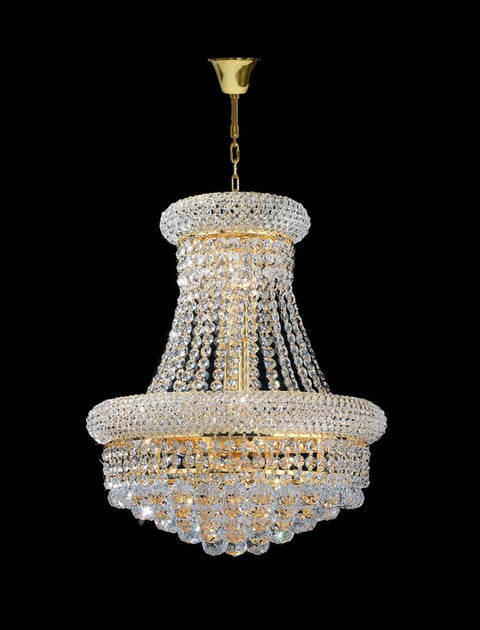 Royal Empress Basket Chandelier - GOLD - W:40cm - Designer Chandelier 
