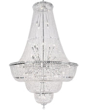 Empress Crystal Basket Chandelier - CHROME - Lights: 76