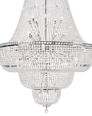 Empress Crystal Basket Chandelier - CHROME - Lights: 76