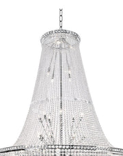 Empress Crystal Basket Chandelier - CHROME - Lights: 76