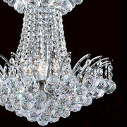 Cascading Empress Chandelier - 4 Light Chrome - W:40cm