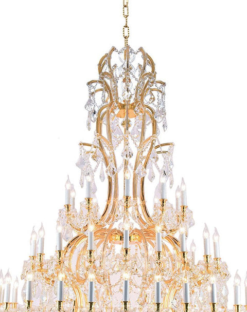 Maria Theresa Crystal Chandelier Royal 60 Light - GOLD