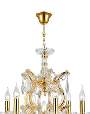 Maria Theresa Crystal Chandelier Grande 7 Light - GOLD