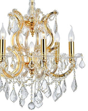 Maria Theresa Crystal Chandelier Grande 7 Light - GOLD