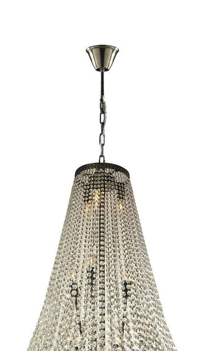 French Basket Chandelier - Antique Bronze - 80cm by 130cm - Designer Chandelier Australia