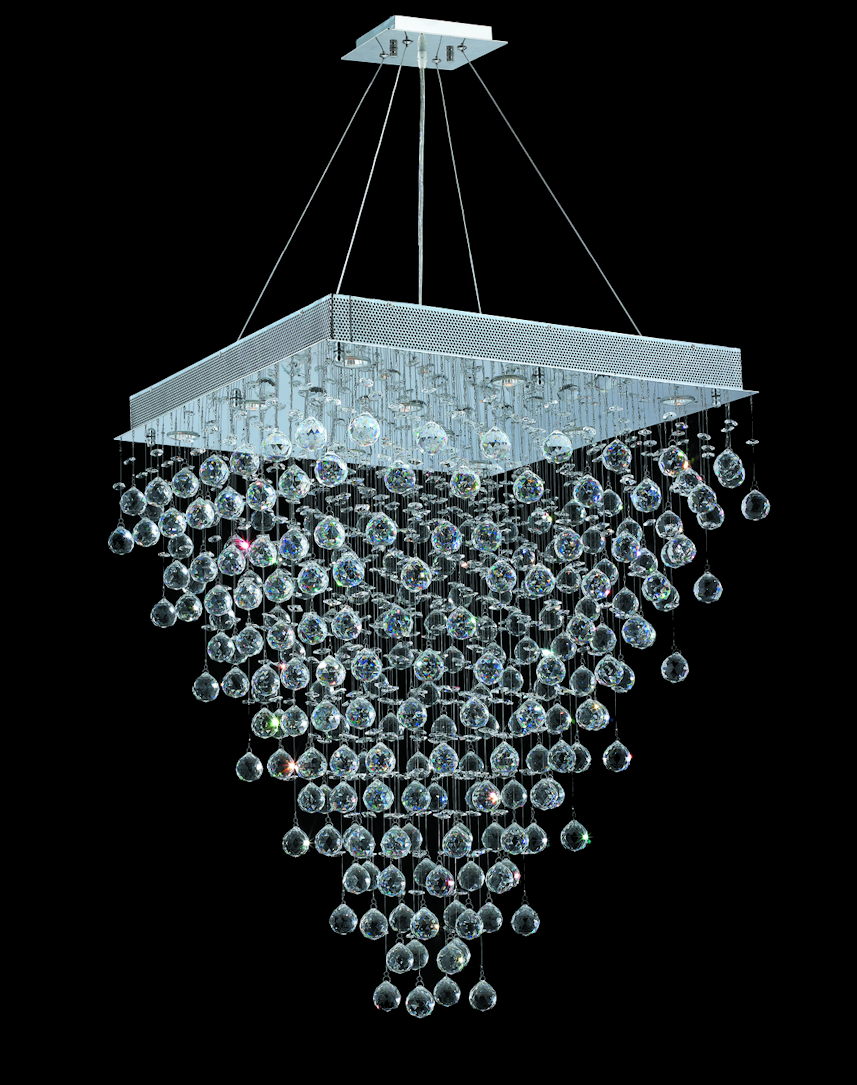 Square chandelier ceiling deals lights