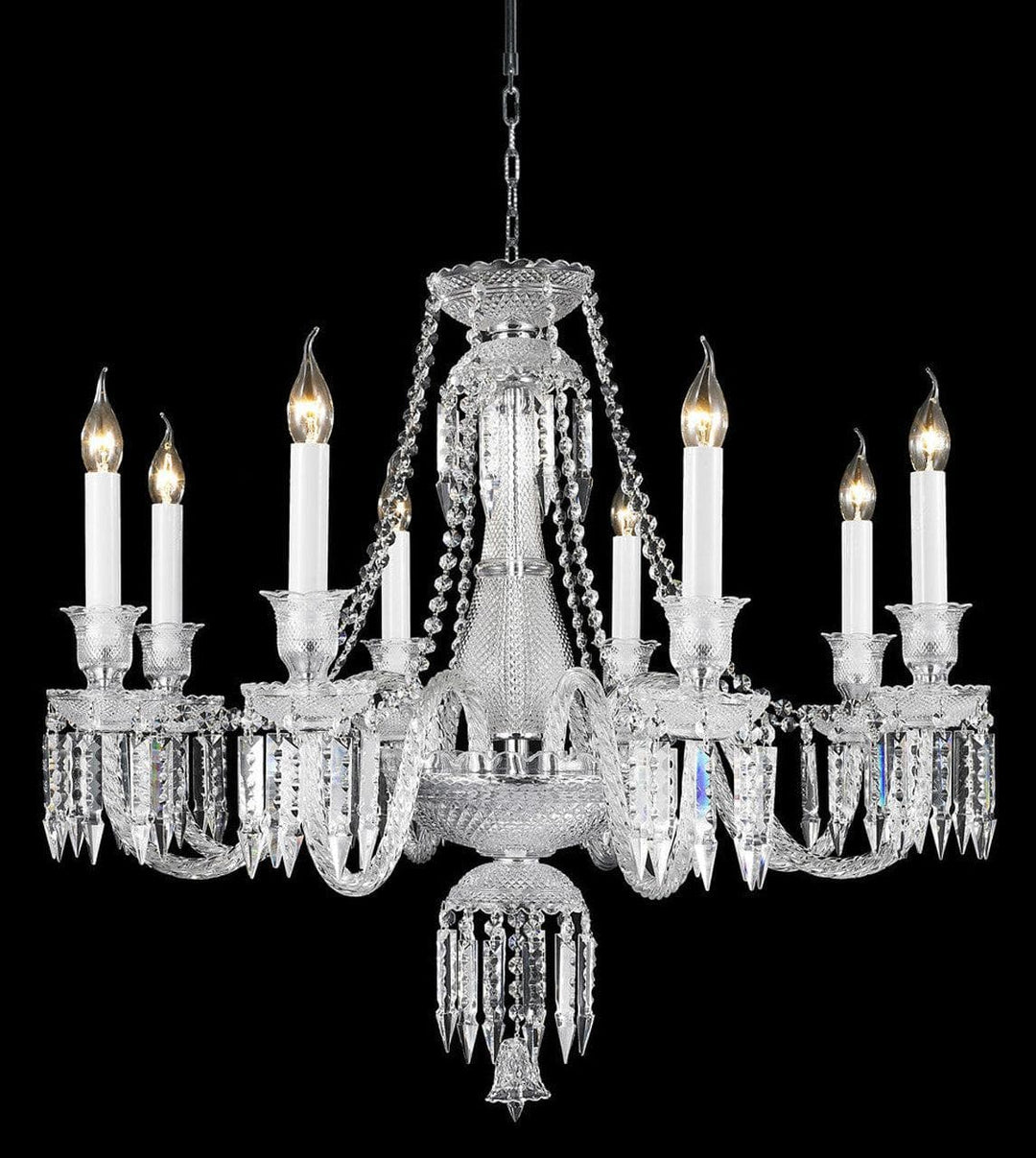 Buckingham Chandelier - 8 ARM - Chrome - Designer Chandelier Australia