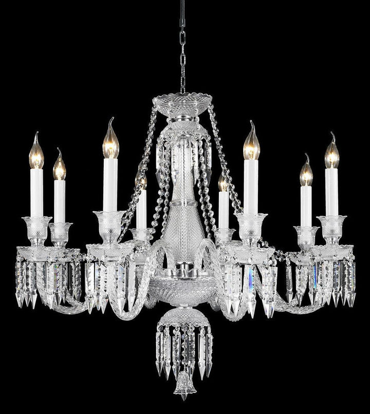 Buckingham Chandelier - 8 ARM - Chrome - Designer Chandelier Australia