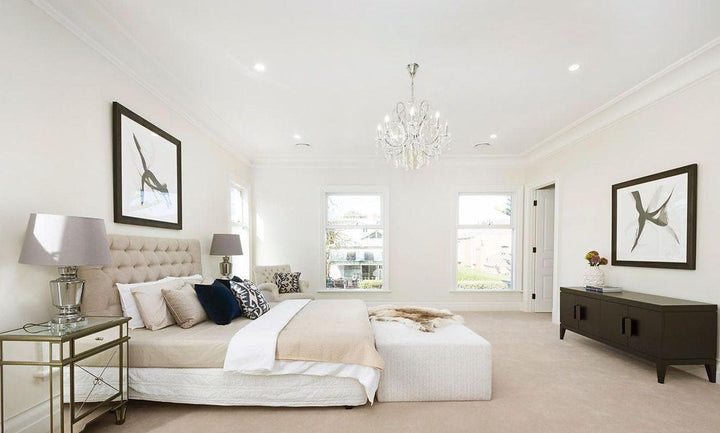 NewYork Princess 8 Arm Chandelier - W:70cm - Chrome - Designer Chandelier Australia