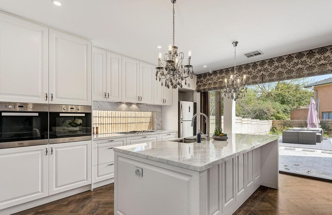 NewYork Princess 4 Arm SMOKE Chandelier - W:42cm - Designer Chandelier 