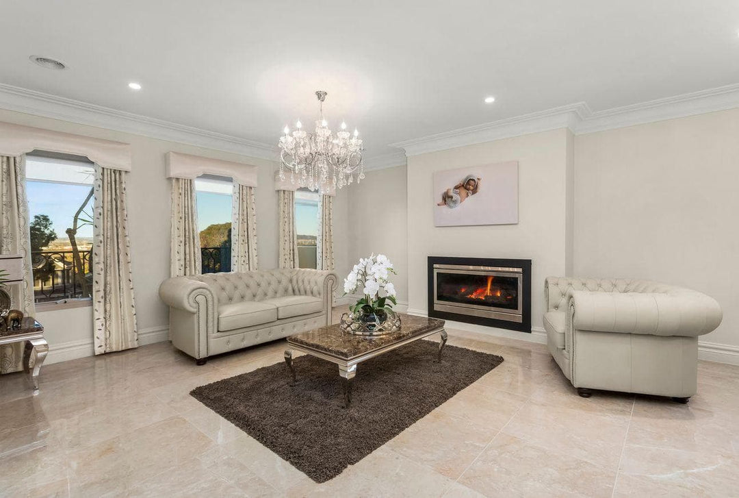 Elise 10 Arm Contemporary Chandelier in Chrome - Designer Chandelier Australia