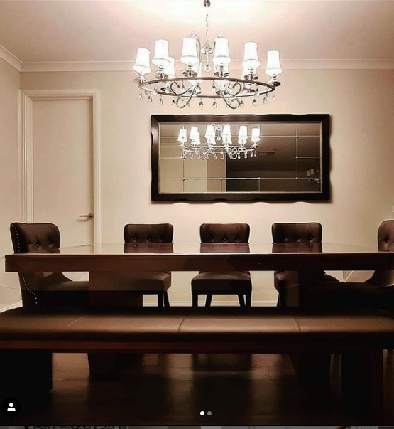 NewYork - Hampton Oval Halo 10 Light Chandelier - Silver Plated