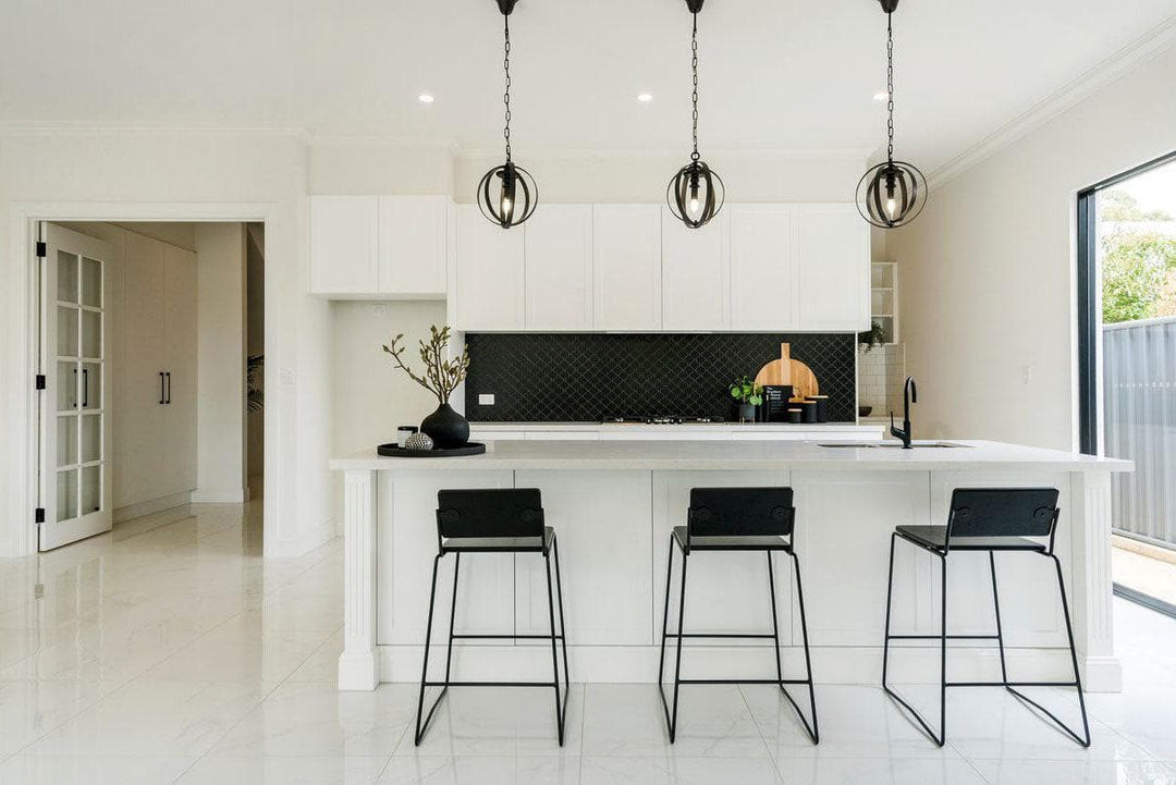 Hampton Orb - Single Light - Dark Bronze - Designer Chandelier Australia