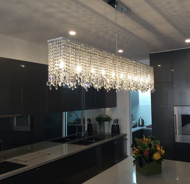 Harmony Crystal Bar Light- W:150cm