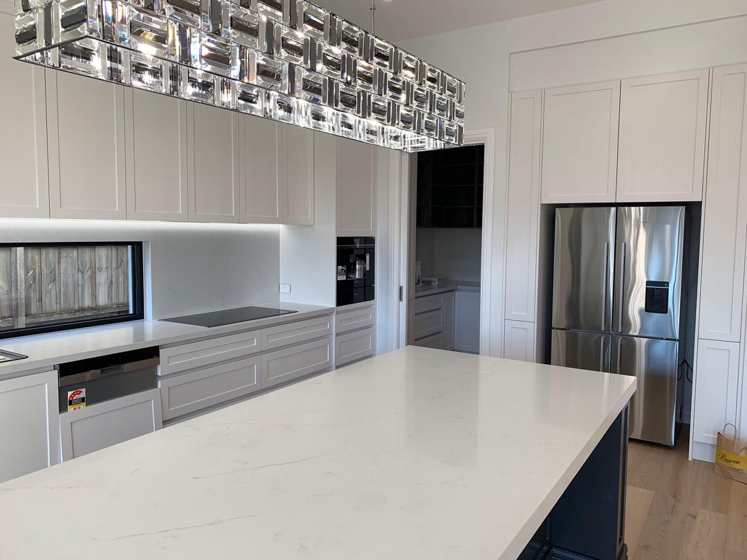 Aurora Bar Light - NewYork Rectangle Bar Chandelier - Length: 120cm - Chrome