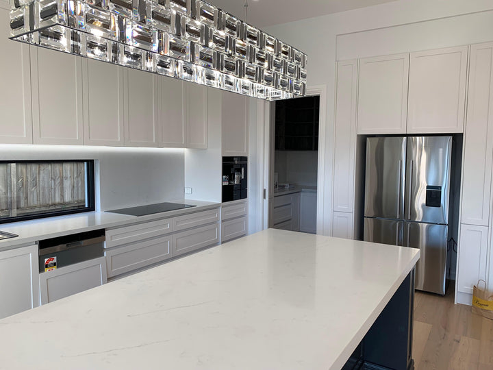 Aurora Bar Light - NewYork Rectangle Bar Chandelier - Length: 120cm - Chrome