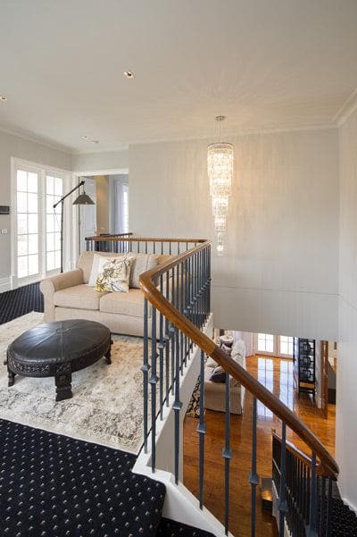 Modena Entrance Crystal Pendant Light - 5 Tier Round - W:40 H:170 - Designer Chandelier Australia