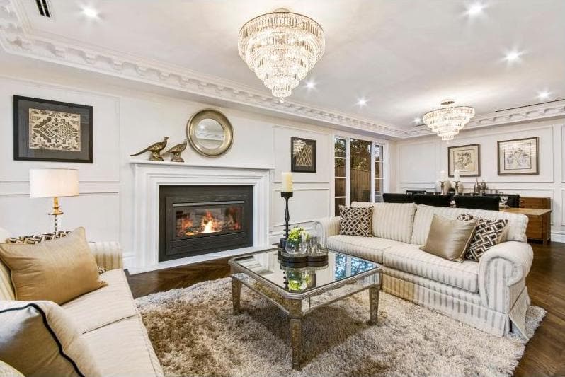 Modular 5 Tier Crystal Pendant Light- CHROME - Large - Designer Chandelier Australia