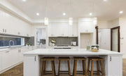 Modular Single Light Pendant - Round - Height 25cm - Chrome Fixtures
