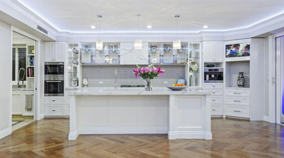 Modular Single Light Pendant - Square Chrome Fixture for Ceiling