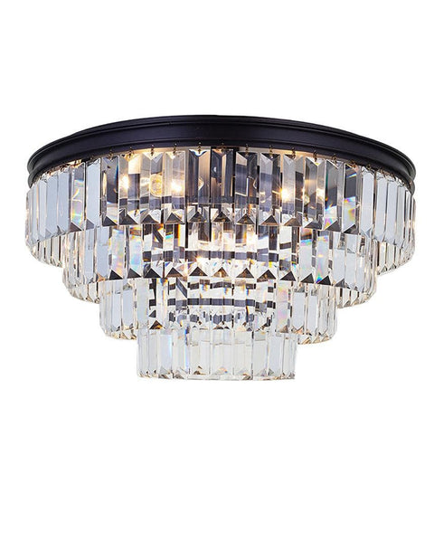 Flush discount light chandelier