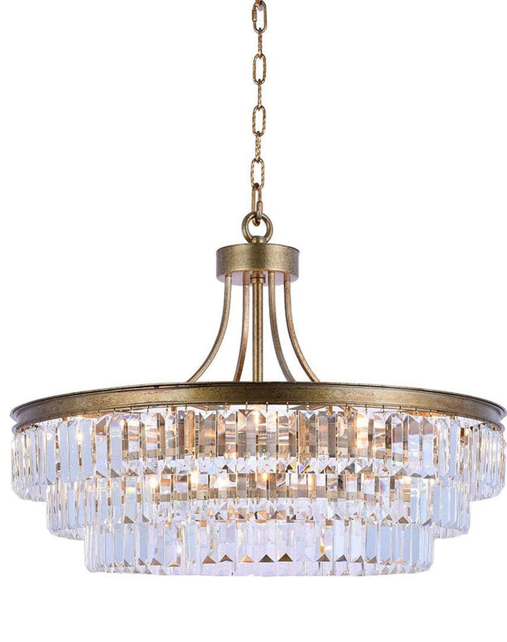 Jordan Collection - 70cm - Antique Gold - Designer Chandelier Australia