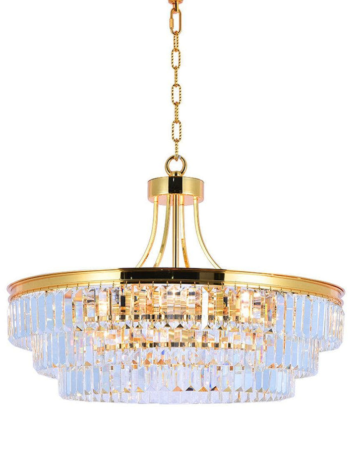 Jordan Collection - 70cm - Gold Plated - Designer Chandelier Australia