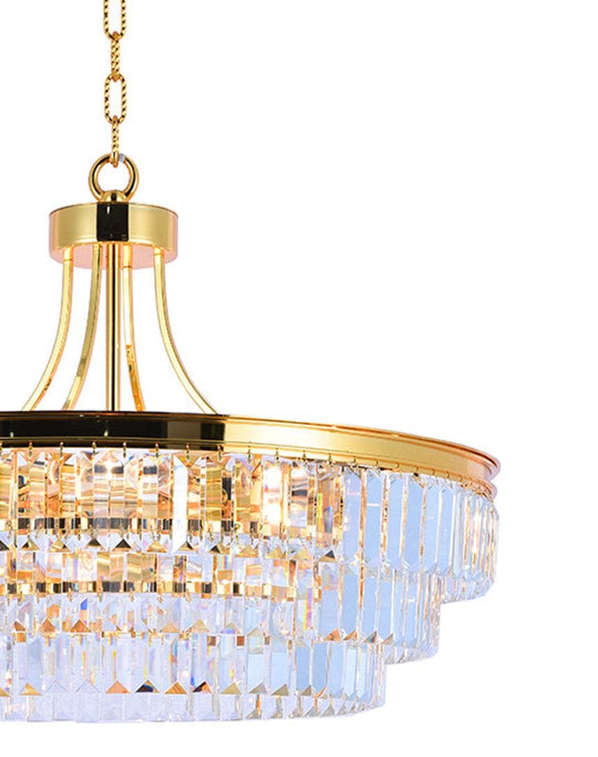 Jordan Collection - 70cm - Gold Plated - Designer Chandelier Australia
