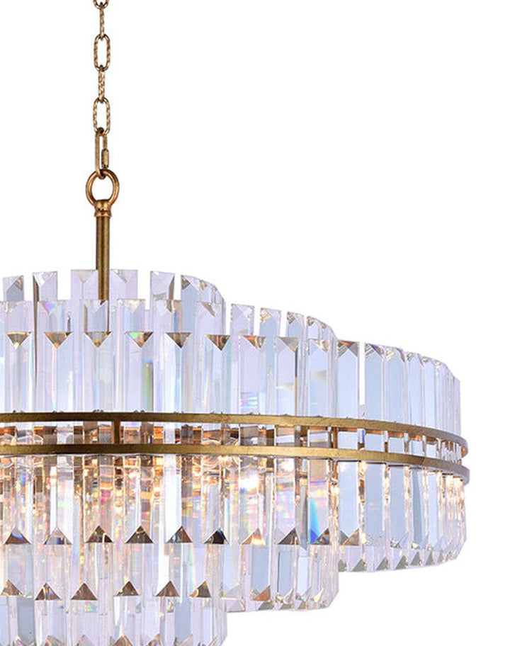 Ashton Collection - 80cm Chandelier - Antique Gold