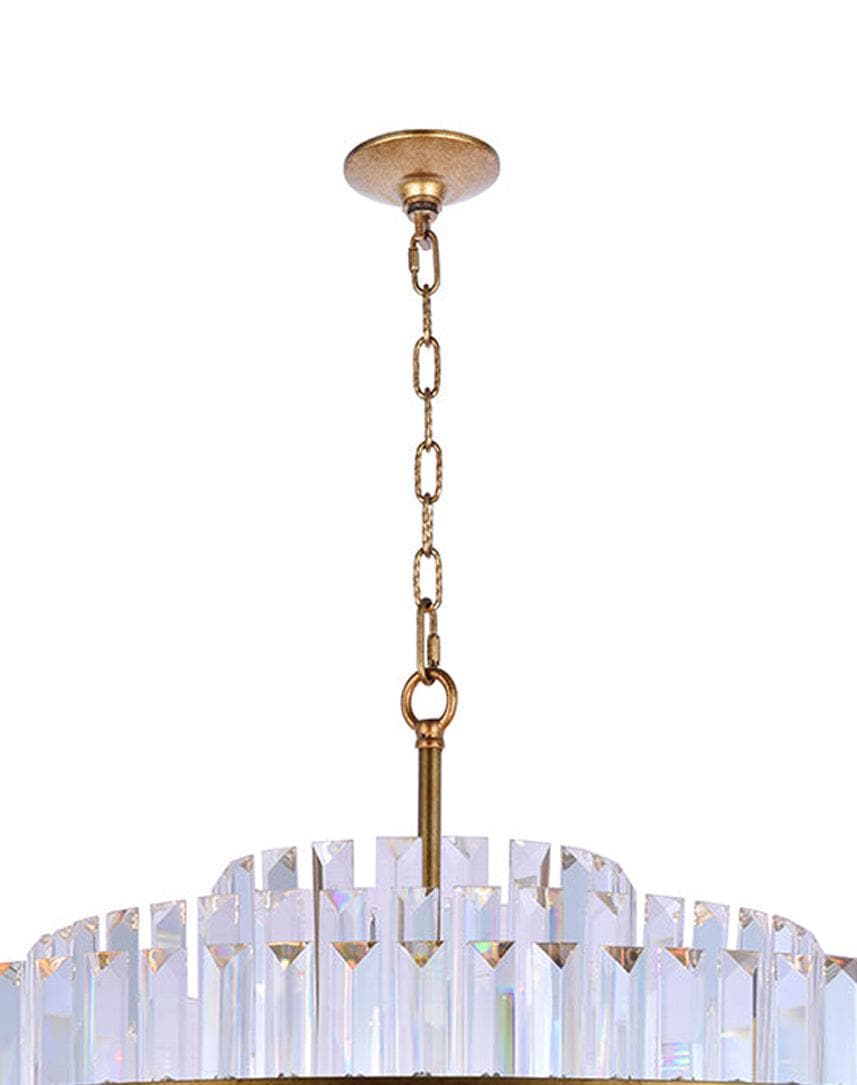 Ashton Collection - 80cm Chandelier - Antique Gold