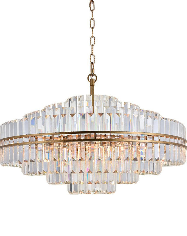 Ashton Collection - 100cm Chandelier - Antique Gold