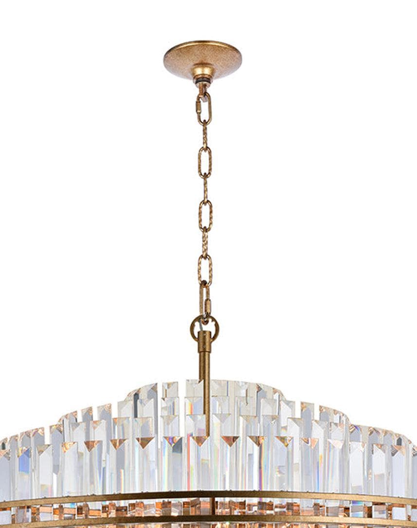 Ashton Collection - 100cm Chandelier - Antique Gold
