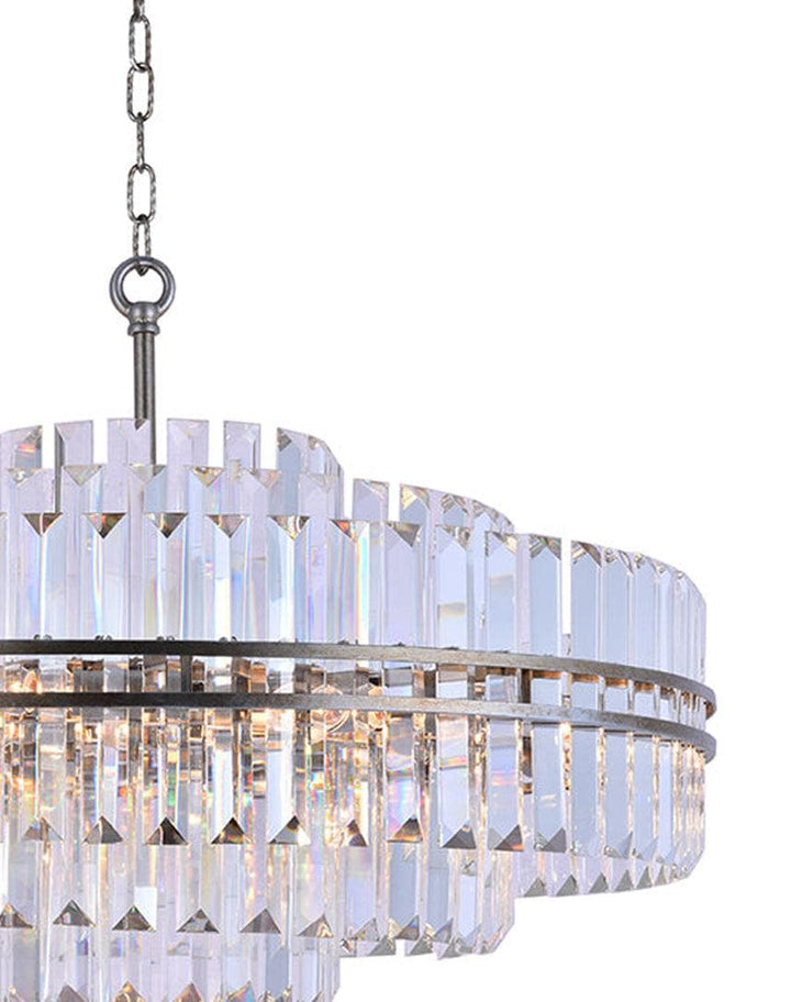 Ashton Collection - 80cm Chandelier - Champagne Finish