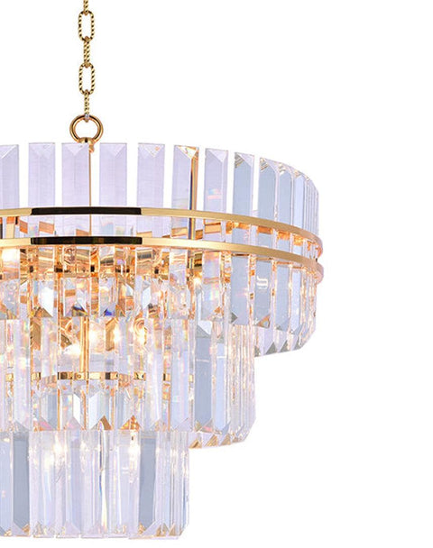 Ashton Collection - Three Tier - 50 cm - Gold Plated